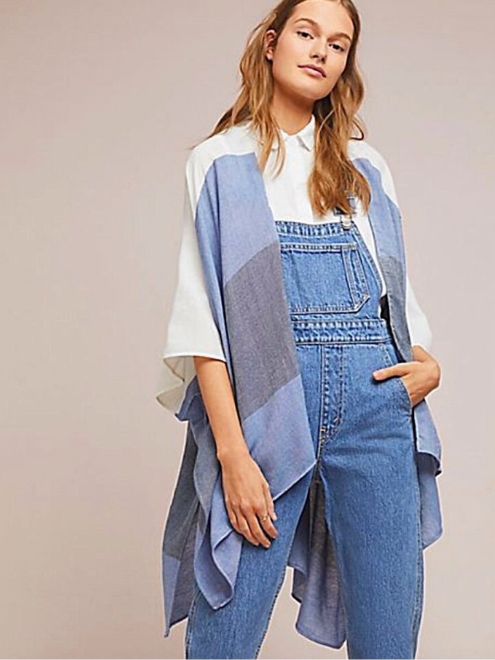 MerSea Traveler Thinny Wrap in Indigo Blue Stripe By the Sea